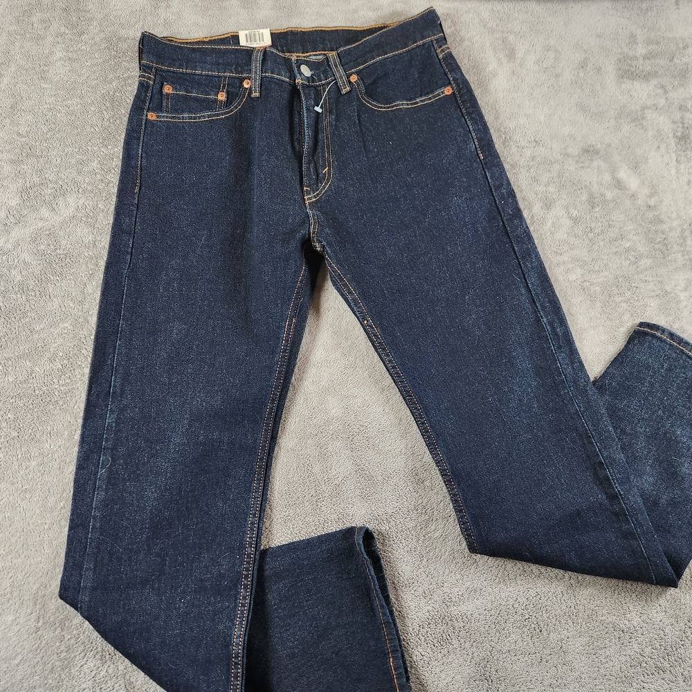 Mens Levis 505 Regular size 30x30 Blue Mid Rise Jeans NEW - Picture 2 of 10